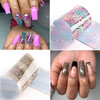 Snake Nail Foil Transfer Stickers Nail Art Supplies Laser Nail Foil Decals Holographic Snake Print Nails Foils Design fo