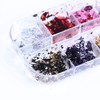 12 Colors Holographic Glitter Foils Laser Sequins UltraThin Film for Nail Designs Acrylic Supplies Manicure Tips Charm D