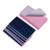 BeautyLeader 15pcs 12X6cm Nail Art Soft Stamping Protective Pink Color Stamper Rectangel Stamp Holder