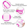 G2PLUS Nail Forms for Gel Builder 500PCS Nail Extension Forms Rose Nail Forms for Acrylic Nails Reusable Nail Tip Guide