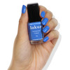 LONDONTOWN lakur Nail Polish ChipResistant NonToxic Conditions Hydrates Nails Glossy Azure Blue Poolside Dream 40 fl oz