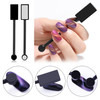 SILPECWEE 15Pcs Nail Magnet Set Cat Eye Gel Nail Polish Magnet Wand Magnetic Nail Polish Cat Eye Magnet for Nails Cat Ey