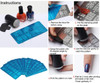 WOKOTO 5pcs Nail Stamping Plates for Nail Art Kit Lace Mandala Flower Animal Nail Image Templates Stamp Kit Design Stamp