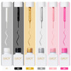 GAOY Gel Nail Polish Art Liner 6 Classic Colors Black White Gold Silver for Nail Paint Design with Thin Brush DIY French