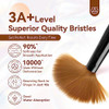 SAVILAND 3pcs Acrylic Nail Brush Set Size 81014 Kolinsky Acrylic Nail Brushes for Acrylics Application Acrylics Powder N