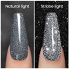Black Glitter Nail Polish L e d U V Gel Polish Sparkle Color Soak Off Nail Art Gel 1 PCS 75ML Gel Polish Sparkles Varnis