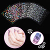 Blulu 5000 Pcs Flower Nail Stickers 100 Sheets 3D Self Adhesive Nail Stickers Multi Design Decals Multicolor Flower Mani