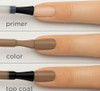 Sally Hansen Miracle Gel Salon Quality Nail Polish GelLike Formula TwoStep System No UV Light Needed Long Lasting Opaque