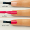Sally Hansen Miracle Gel Salon Quality Nail Polish GelLike Formula TwoStep System No UV Light Needed Long Lasting Opaque