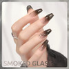GAOY Jelly Nude Black Gel Nail Polish 16ml Sheer Neutral Translucent Soak Off Gel Polish UV Light Cure for Nail Art DIY