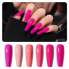GAOY Hot Pink Gel Nail Polish Baby Pink Peony Neon Gel Polish Kit for Salon Manicure and Nail Art DIY at Home Gift for W
