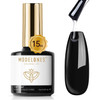 modelones Gel Top Coat 15ml No Wipe Gel Nail Polish High Gloss Top Coat Shiny Long Lasting Clear Top for Acrylic Nails N