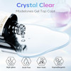 modelones Gel Top Coat 15ml No Wipe Gel Nail Polish High Gloss Top Coat Shiny Long Lasting Clear Top for Acrylic Nails N