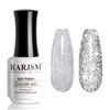 RARJSM Gel Polish Reflective GlitterGel Polish Glitter SilverFlash Diamond Nail Gelpolish Soak off Disco Shimmer Gel Nai
