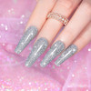 RARJSM Gel Polish Reflective GlitterGel Polish Glitter SilverFlash Diamond Nail Gelpolish Soak off Disco Shimmer Gel Nai