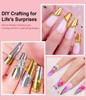 100 Metallic Effect Gold Chrome Nail Powder BISHENGYF Holographic Mirror Glitter Gold Chrome Pigment Manicure Silver Cop