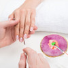 2 Pcs Resin Nail Art Palette Nails Art Painting Mixed Color Palettes Gold Edge Nail Holder Nails Art Display Board Easte