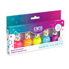 3C4G Neon Nail Polish Set Quick Dry Nail Polish for Girls Includes 5 Neon Colors NonToxic Nail Polish Kit for Kids Ages