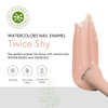 Honeybee Gardens WaterBased Nail Enamel Twice Shy Matte Nude Pale Pink EcoFriendly Odorless Vibrant Polish 05 fl oz