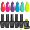 beetles Spring Gel Polish Set 6 Colors Purple Blue Gel Nail Polish Red Green Gel Polish Set Manicure Nail Art DIY Home G