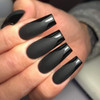 AIMEILI Soak Off U V LED Black Gel Nail Polish Hema Free Cruelty Free Vegan Nail Art Blackpool 007 10ml