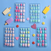 120 Pieces Kids Press on Nails Children Fake Artificial Nails Girls Full Cover Short False Christmas Fingernails for Gir