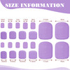 Maitys 352 Pieces 16 Sheets Toenail Polish Stickers Strips Adhesive Toe Nail Wraps Full Wraps Polish Strips DIY Manicure