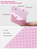TEOYALL Lint Free Nail Wipes 400 PCS NonWoven Fabric Nail Cleaning Pads Pink Lash Extensions Glue Cleaning Wipes Salon S