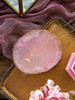 AKOAK 1 Pack Phnom Penh Resin Crystal Agate Palette Nail Art Gel Nail Polish Palette Nail Piece Display ToolPink