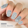 Karma Organic Natural Nail PolishNonToxic Nail Art Vegan and CrueltyFree Nail Paint Glitter Bomb