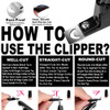 Black Premium Adjustable Stainless Steel Artificial Acrylic Fake False Nail Tip Clipper Cutter Trimmer Manicure Pedicure