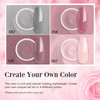 AZUREBEAUTY Dip Powder Nail Kit 4 Colors Gentle Nude Pink Neutral Skin Dipping Powder System Liquid Set Recycling Tray w