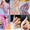 Natural Coffin Acrylic Nails500pcs Half Cover Nails Coffin Shaped Ballerina Nails Tips Long Acrylic False Fake Nail Arti