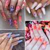 12 Colors Butterfly Glitter Nail Sequins 3D Nail Art Flakes Colorful Confetti Glitter Sticker Decals Manicure Nail Art D