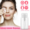 3 Pack Push Down Pump Dispenser Empty Push Top Bottles Containers for Nail Polish Makeup Remover Micellar Water Facial T
