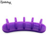 Rolabling 3pcs False Nail Art Tips Practice Display Stand Tool with 10 pcs False Nail Tips for Gel Nail Polish DIY Nail