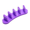 Rolabling 3pcs False Nail Art Tips Practice Display Stand Tool with 10 pcs False Nail Tips for Gel Nail Polish DIY Nail
