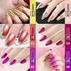 Ownest 12 Colors Mirror Nail Polish Set Mirror Effect Long Lasting Gorgeous Glossy Manicure Nail Art Decoration Brillian