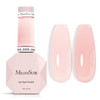 MelodySusie Jeweliver Nude Gel Nail Polish 05Floz Milky Gel Polish Pastel Color Soak Off UV LED Light Cure Gift for Wome