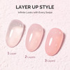 MelodySusie Jeweliver Nude Gel Nail Polish 05Floz Milky Gel Polish Pastel Color Soak Off UV LED Light Cure Gift for Wome