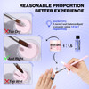 Morovan Monomer Acrylic Nail Liquid 8oz for Acrylic Powder Professional Monomer Acrylic Nail Liquid For Acrylic Nail Ext