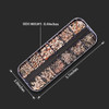Artdone 9 boxes Nail RhinestonesNail Gems Nail DiamondsNail Art Studs Nail Crystals Nail Sequins for Nails Kit with 1 Tw