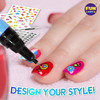 Kids Nail Kit for Girls Ages 712 FunKidz Ultimate 315Pcs Nail Polish Pens Combo Pack Size 1791Wx124L Glitter Temporary N