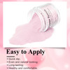 28gBox Fine Dipping Powder French Manicure Clear FoundationPink White Dip Powder Nails Starter KitClear Pink