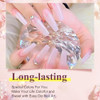 28gBox Fine Dipping Powder French Manicure Clear FoundationPink White Dip Powder Nails Starter KitClear Natural Pink