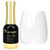 VENALISA Gel Nail Polish 12ml Pure White Color Soak Off UV LED Nail Gel Polish Nail Art Starter Manicure Salon DIY at Ho