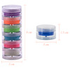Duufin 36 Colors Pigment Nail Powder Colorful Luminous Pigment Powder Iridescent Pearlescent for Nail Art Body and Craft