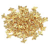 Metal Nail Decoration 2 Colors 100pcsBag Metal Bees 3D Nail Decoration Metal Stick Gold Silver Nail Decals Manicure Gold