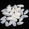 Yimart 500pcspack Stiletto False Nails Natural False Nails Oval Stiletto Sharp Full Nail tips Acrylic UV Gel Full Cover
