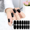 SILPECWEE 8 Sheets Nail Polish Strips Solid Color Nail Wraps Adhesive Nail Polish Stickers for Women Stick on Nails Gel